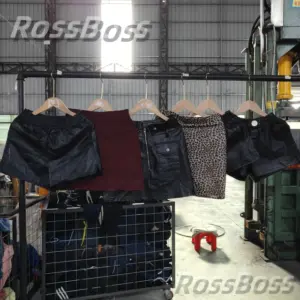 Mix leather pant